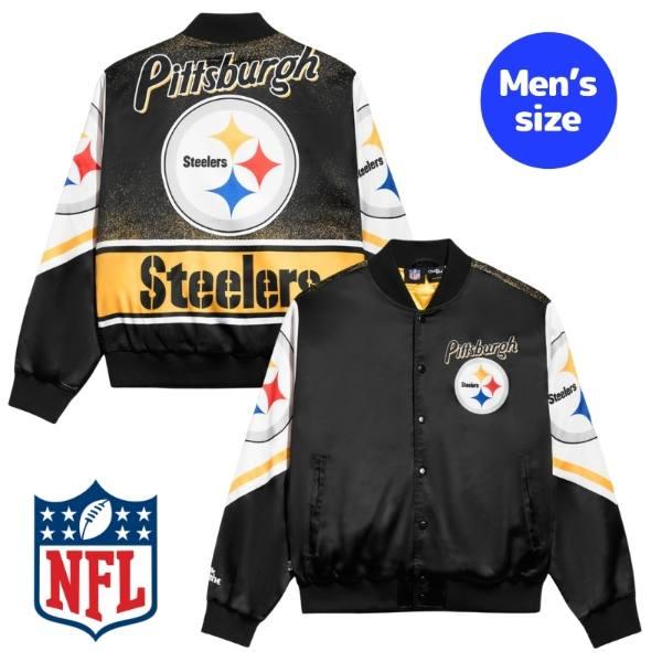 Chalk Line チョークライン NFL公式 アメフト メンズ スタジャン ジャケット アウター ジャンパー ピッツバーグ・スティーラーズ Pittsburgh Steelers