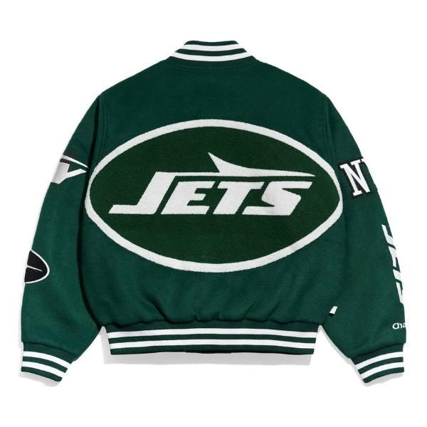 Chalk Line チョークライン NFL公式 アメフト メンズ スタジャン ジャケット アウター ジャンパー ニューヨーク・ジェッツ New York Jetsの画像