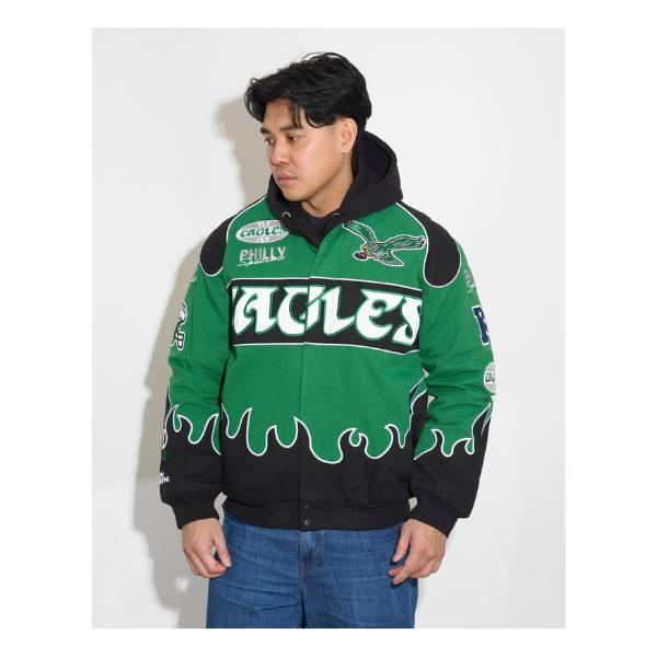 Chalk Line チョークライン NFL公式 アメフト メンズ スタジャン ジャケット アウター ジャンパー フィラデルフィア・イーグルス Philadelphia Eaglesの画像