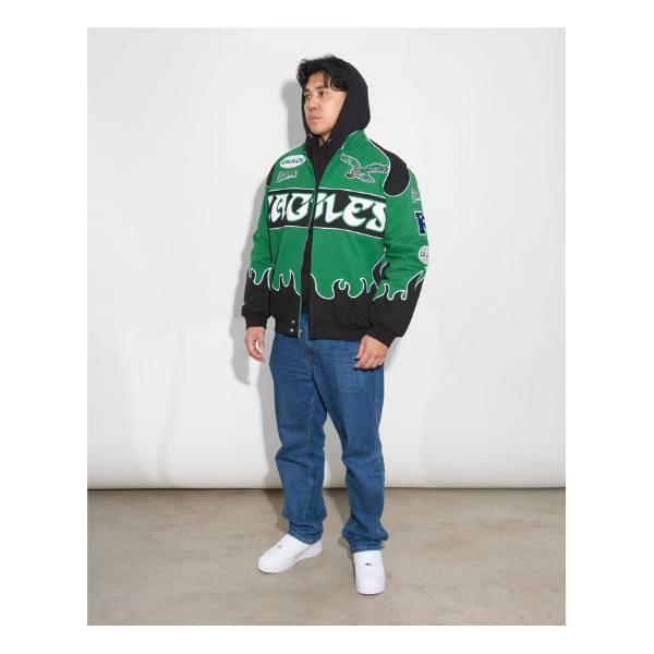 Chalk Line チョークライン NFL公式 アメフト メンズ スタジャン ジャケット アウター ジャンパー フィラデルフィア・イーグルス Philadelphia Eaglesの画像