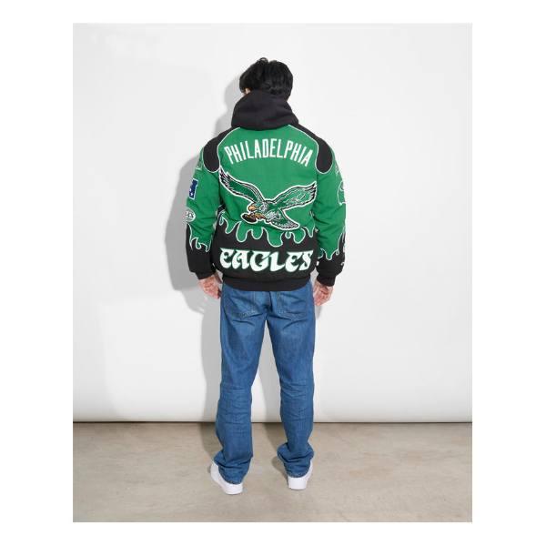 Chalk Line チョークライン NFL公式 アメフト メンズ スタジャン ジャケット アウター ジャンパー フィラデルフィア・イーグルス Philadelphia Eaglesの画像