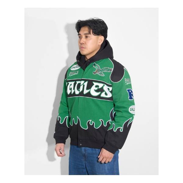 Chalk Line チョークライン NFL公式 アメフト メンズ スタジャン ジャケット アウター ジャンパー フィラデルフィア・イーグルス Philadelphia Eaglesの画像