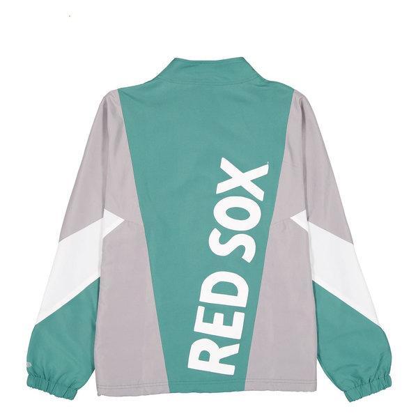 MLB メンズ ウィンドブレーカー ジャケット New Era ニューエラ ボストン・レッドソックス 吉田正尚 Boston Red Sox 2026 City Connect Color Block Windbreakerの画像