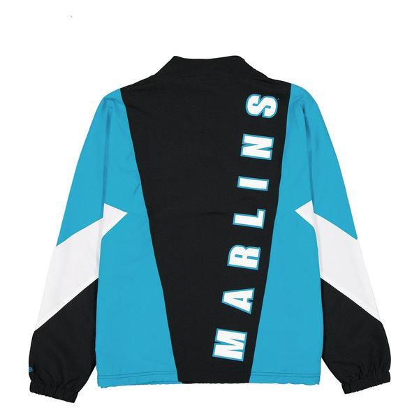 MLB メンズ ウィンドブレーカー ジャケット New Era ニューエラ マイアミ・マーリンズ Miami Marlins 2026 City Connect Color Block Windbreakerの画像
