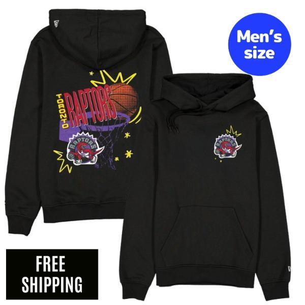NBA メンズ パーカー 長袖トップス ラプターズ New Era ニューエラ Toronto Raptors Hardwood Classics 90s Hoodie
