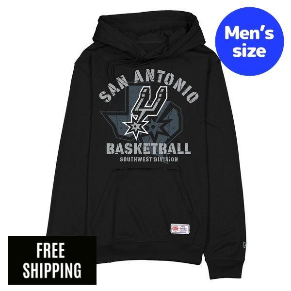 NBA メンズ パーカー 長袖トップス スパーズ New Era ニューエラ San Antonio Spurs 2025 City Edition Hoodie