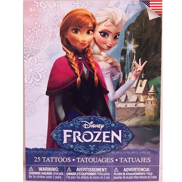 ディズニープリンセス アナと雪の女王 貼って遊べる なりきりタトゥーシール25点セット 3歳以上対象 Disney ステッカー エルサ Anna Elsa Frozen シール｜us-kidswear｜02