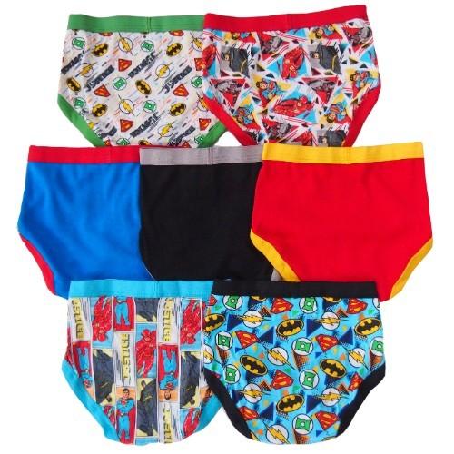 Disney ディズニー Justice League 男の子用ジャスティスリーグブリーフパンツ7枚セット｜us-kidswear｜02