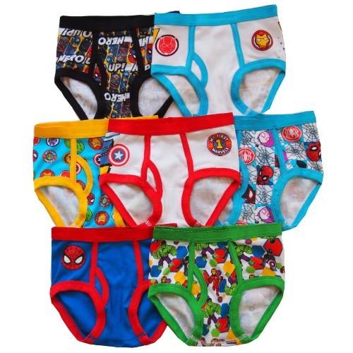 Disney ディズニー Marvel 男の子用マーベルキャラクターブリーフパンツ7枚セット|us-kidswear|02