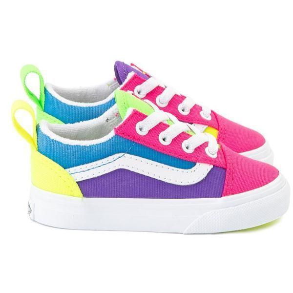 Vans バンズ ベビー キッズ Vans Old Skool Neon Color Block Skate Shoe スニーカー 子供靴 Va Usキッズウェア 通販 Yahoo ショッピング