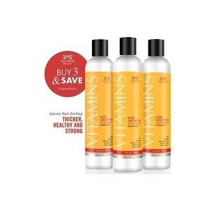 Nourish Beaute Vitamins Hair Growth Shampoo シャンプー 296ml 3本セット Sagaretxe Net