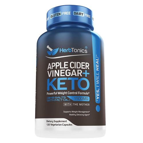 Herbtonics ケトダイエット アップルサイダービネガー＋Keto BHB