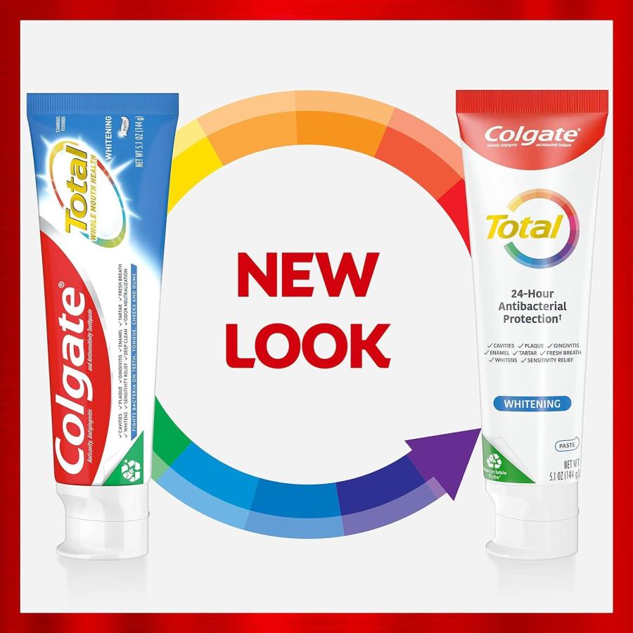 コルゲート Colgate トータルホワイトニング 歯磨き粉 136g×2個セット