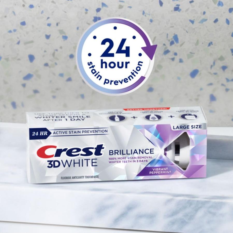 クレスト3Dホワイトブリリアンス歯磨き粉 130g×3個 お買い得セット
