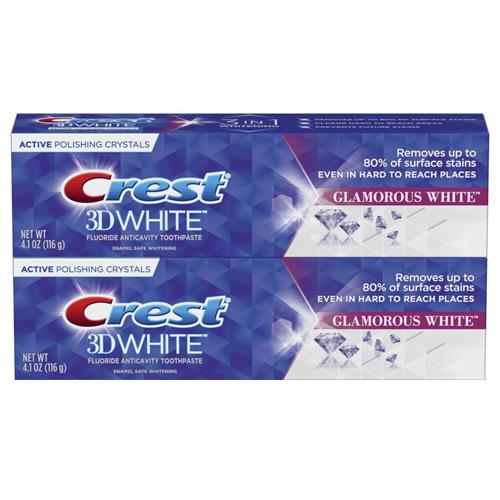 クレスト３Dホワイト グラマラスホワイト 歯磨き粉 107g×2個　お買い得セット(Crest 3D White Glamorous White Toothpaste) 【MB】｜us-markets