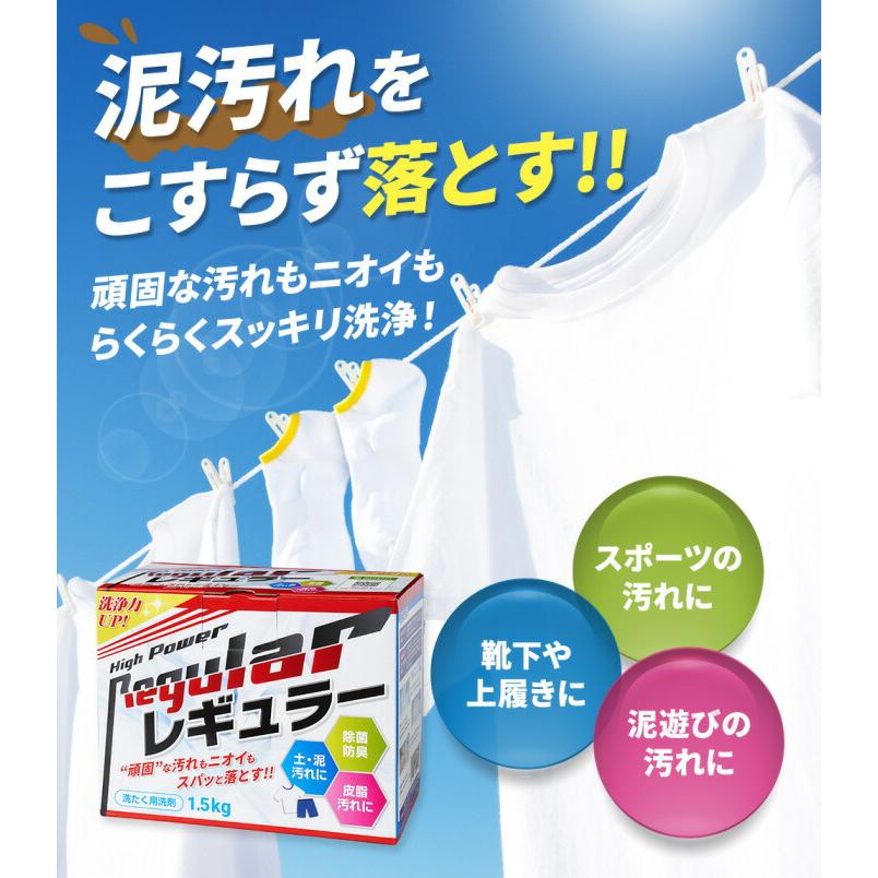 レギュラー 洗剤 9kg 1箱売り 洗濯洗剤 野球 ユニフォーム洗剤 泥汚れ