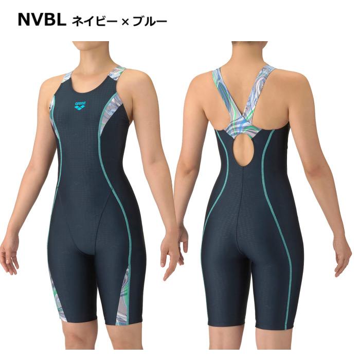 (部活応援100円クーポン)アリーナ 水泳 レディース フィットネス水着 フィットネスワンピーススパッツ ぴったりパッド 2025〜26年秋冬モデル  [M便 1/1](自社)_3
