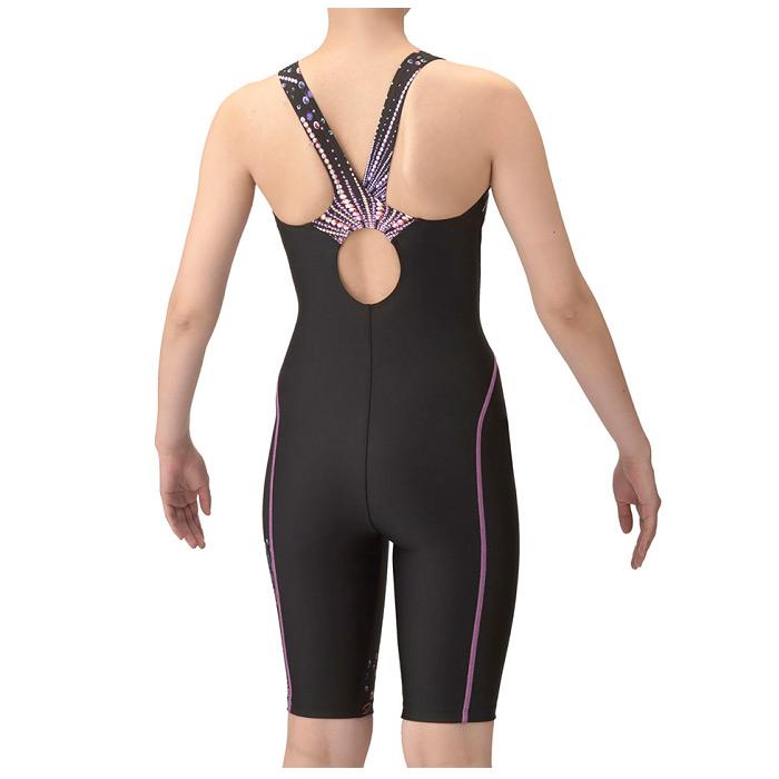 アリーナ 水泳 レディース フィットネス水着 フィットネスワンピーススパッツ オープンバック・ひっかけパッド 2025年春夏モデル  [M便 1/1](自社) | アリーナ | 04