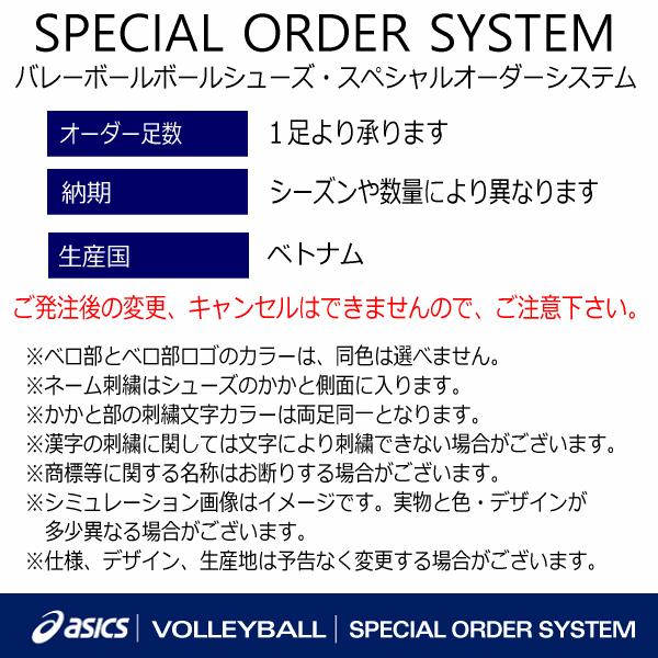 アシックス バレーボールシューズ オーダーシューズ V−SWIFT FF 3 ローカット NARROW (取り寄せ)(自社)(メール便不可)_11