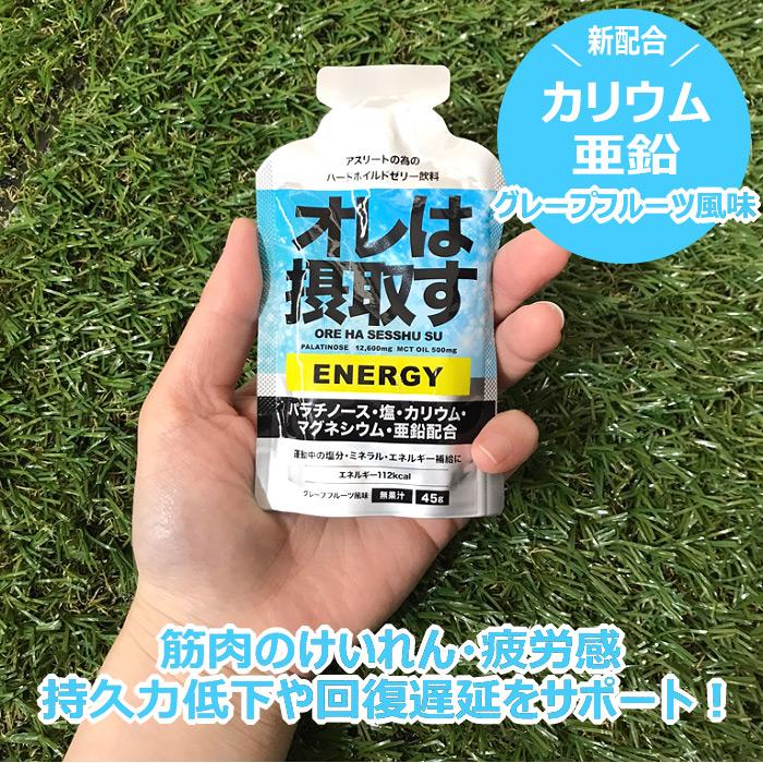 オレは摂取す ENERGY エネルギー グレープフルーツ風味 45g×1個 バラ