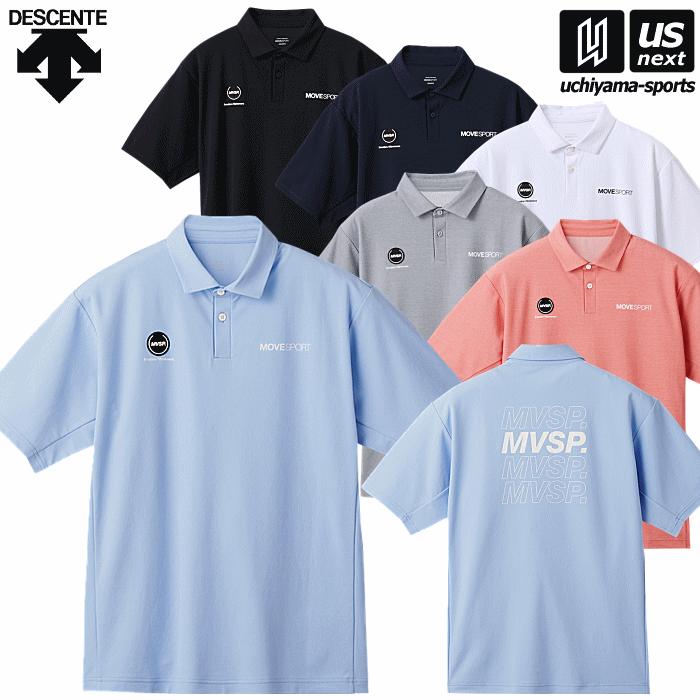 MOVESPORT デサント ムーブスポーツ メンズ 半袖ポロシャツ