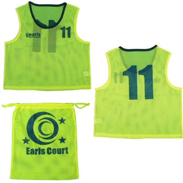 アールズコート EARLSCOURT サッカー ビブス No入り 10枚セット  ECA013 014 アールズコート（Earls Court） サッカー ビブス10枚セット(番号有り