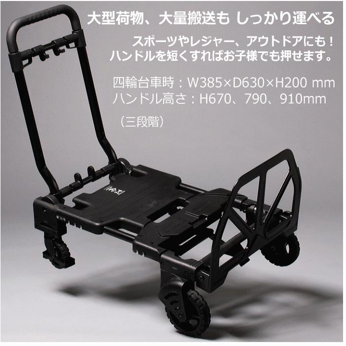 花岡車輌 台車 フラットカート ツーバイフォー F-CART 2x4 BLACK
