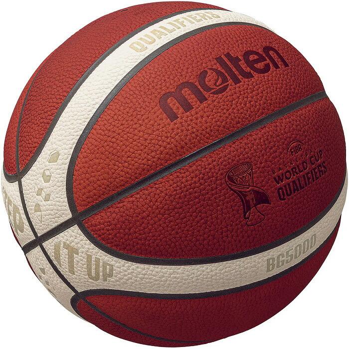 モルテン バスケットボール 7号球 BG5000 BWC2027大陸予選試合球 B7G5000-Q5Z 天然皮革 沖縄配送不可 [自社](メール便不可) molten（モルテン） バスケットボール 7号球 BG5000 BWC2027大陸予選