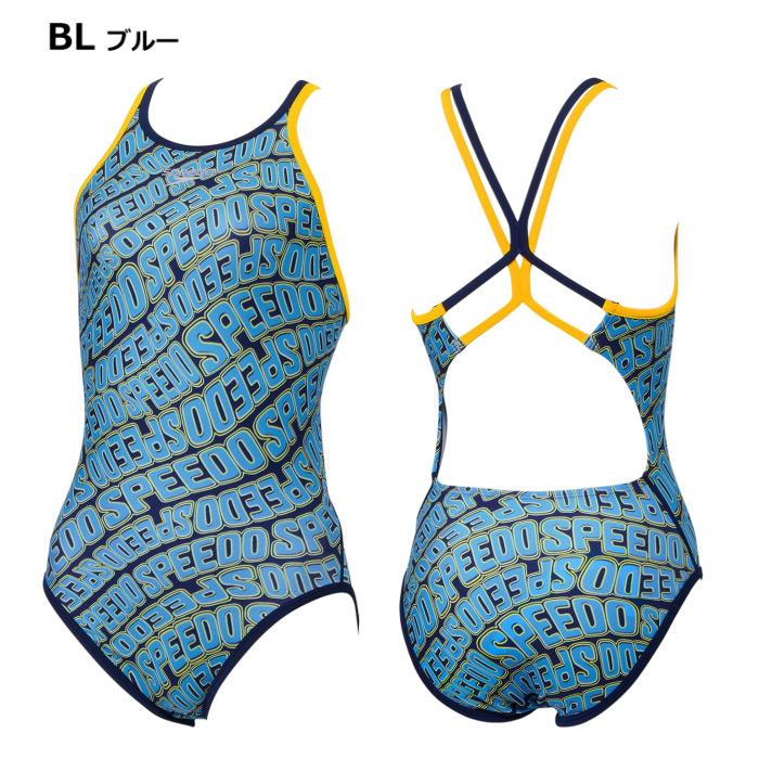 speedo（スピード） 水泳 レディース水着 練習用 ファンピースダブル