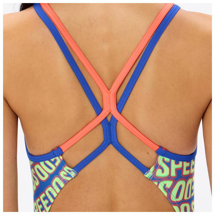 speedo（スピード） 水泳 レディース水着 練習用 ファンピースダブル