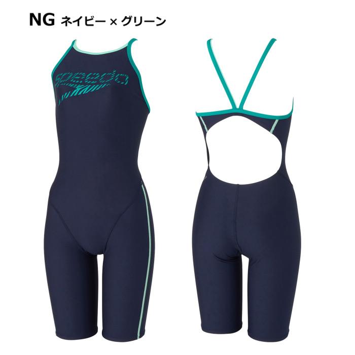 speedo（スピード） 水泳 レディース水着 練習用 ゼブラスタック