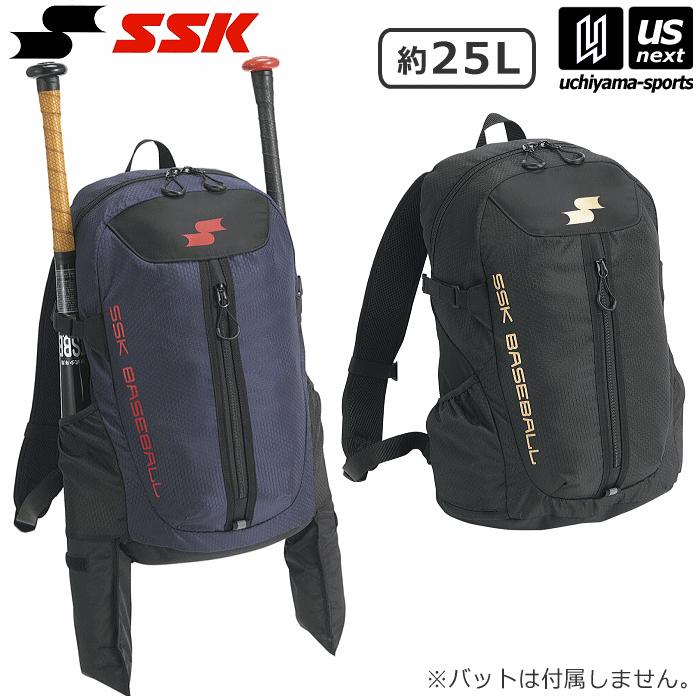 エスエスケイ（SSK） 野球 リュック ジュニア バックパック 25L バット