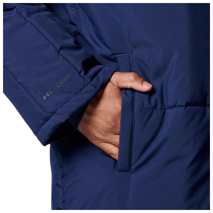 アンダーアーマー メンズ コート ベンチコート UAロゴ ロングコート