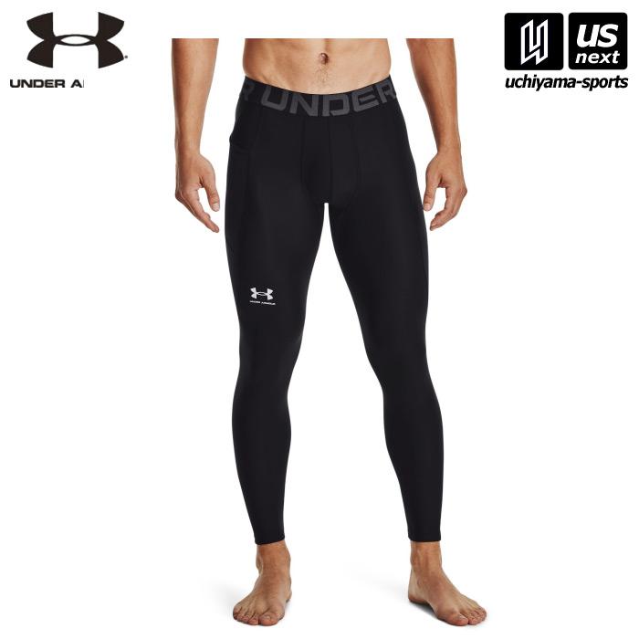 UNDER ARMOUR（アンダーアーマー） UAヒートギアアーマー レギンス ブラック/ホワイト 1361586 [M便 1/1](取り寄せ ...