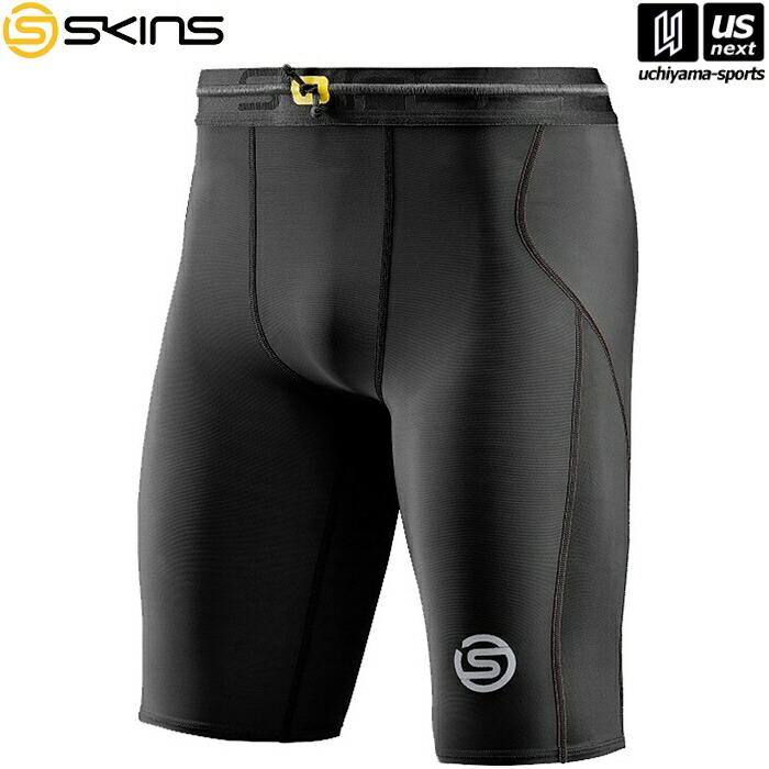 スキンズ S-3 メンズ ハーフタイツ ブラック 18171340 [取り寄せ] 沖縄配送不可 [自社](メール便不可) SKINS（スキンズ） S-3 メンズ ハーフタイツ ブラック 18171340