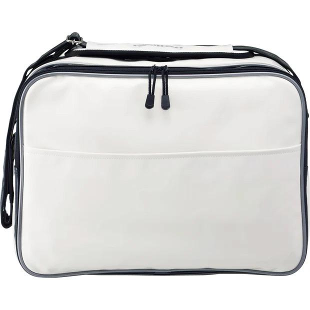 molten（モルテン） エナメルバッグ Lサイズ 約33L 白×黒 KM0074WK