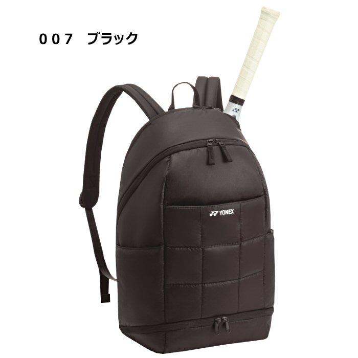  RKU バックパック 黒 YONEX（ヨネックス） テニス バックパック(テニス1本用) 2025年継続