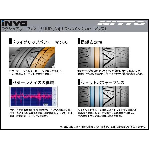 INVO 255/30R20 インヴォ 国産 255/30ZR20 92Y NITTO 255/30 20インチ