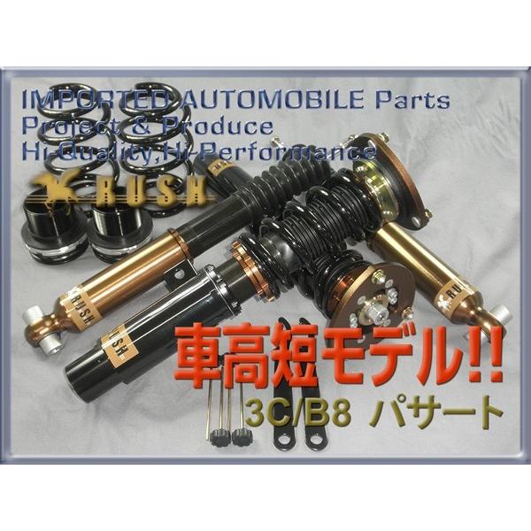 VW パサート B8 2WD RUSH 車高調 IMPORT CLASS Damper VW パサート B8 2WD RUSH 車高調 IMPORT CLASS Damper