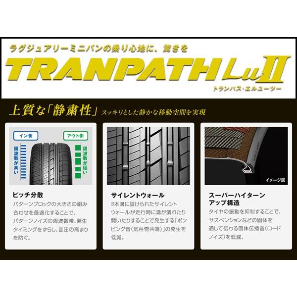 23年製　235　50R18　101W　トランパス　235　TRANPATH　タイヤ　50　タイヤ　TOYO　TIRES　トーヨー　Lu2　18インチ　ミニバン　LuII　サマー　専用