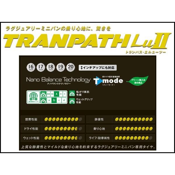 255/35R21 98W トランパス Lu2 TRANPATH LuII トーヨー タイヤ TOYO TIRES 255/35 21インチ ミニバン 専用 サマー タイヤ｜us-store｜02