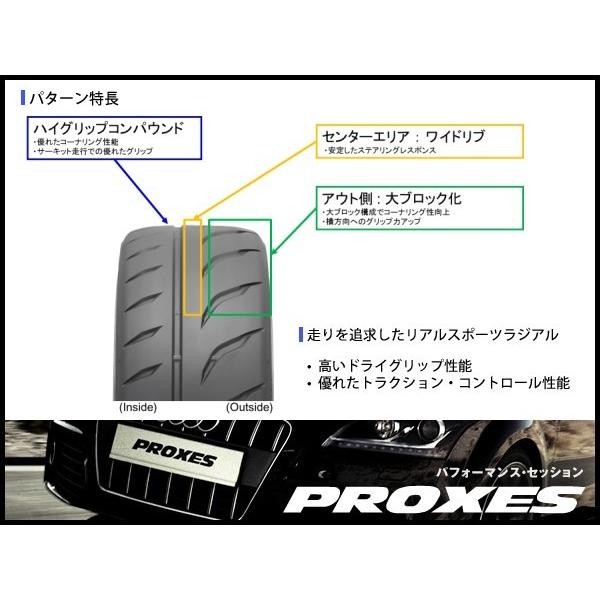 [4本セット] 185/60R14 82V プロクセス R888R PROXES トーヨー タイヤ TOYO TIRES 185/60-14 185/60 14インチ 国産 セミスリック モータースポーツ用｜us-store｜02