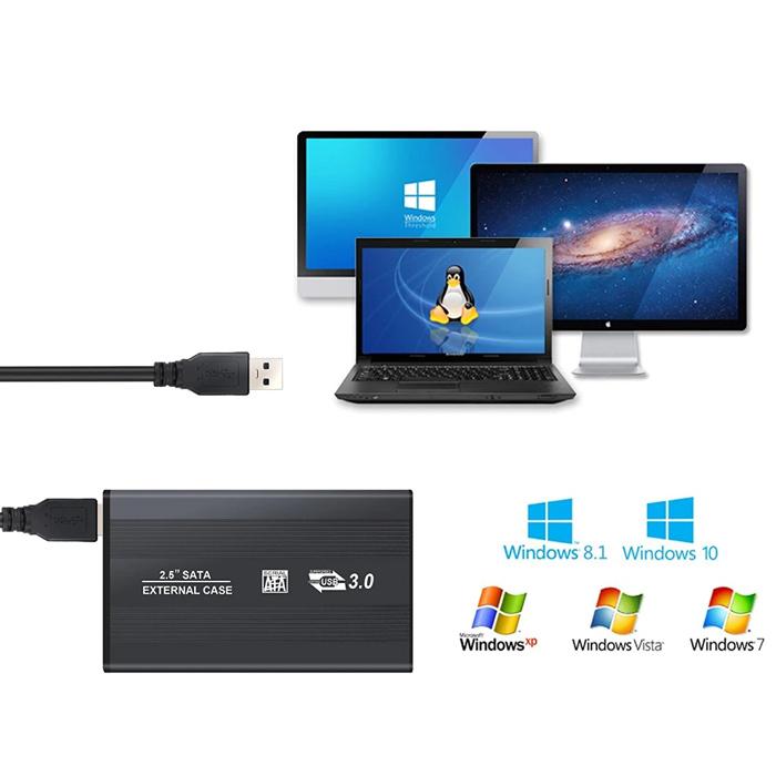 USB3.0 SATA 2.5インチ SSD HDDケース HDD外付けハードディスクドライブ ディスクケース 選べる4色カラー｜us-style｜11