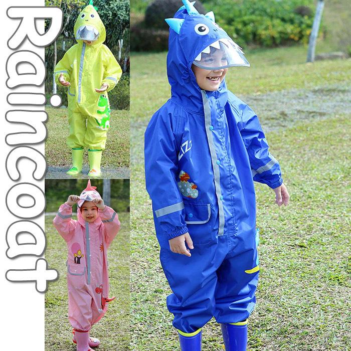レインコート 恐竜 キッズ 子供用 怪獣 かわいい カッパ 雨がっぱ カラフル レインウェア レインポンチョ 雨具 携帯 防水 撥水 保育所 保育園 幼稚園 Gsc7k1lhoq ベビー キッズ マタニティ Tecnonautasbolivia Com