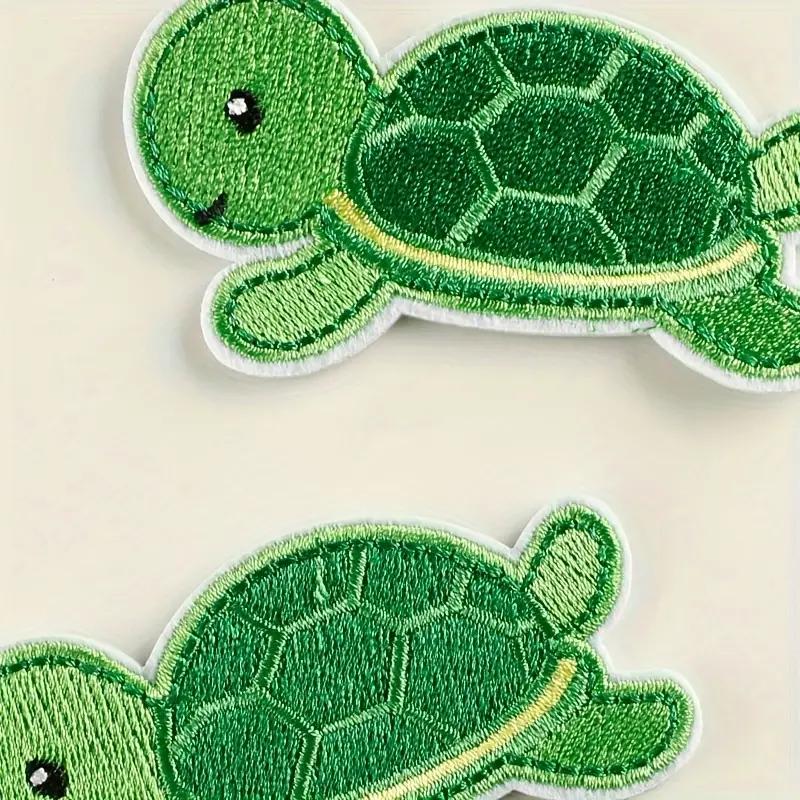 ワッペン 3枚セット 亀 かめ カメ 子供 アイロン アップリケ アイロンワッペン 刺繍 | ブランド登録なし | 01
