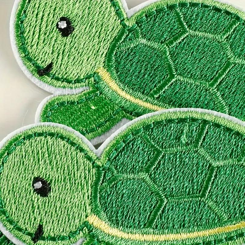 ワッペン 3枚セット 亀 かめ カメ 子供 アイロン アップリケ アイロンワッペン 刺繍 | ブランド登録なし | 02