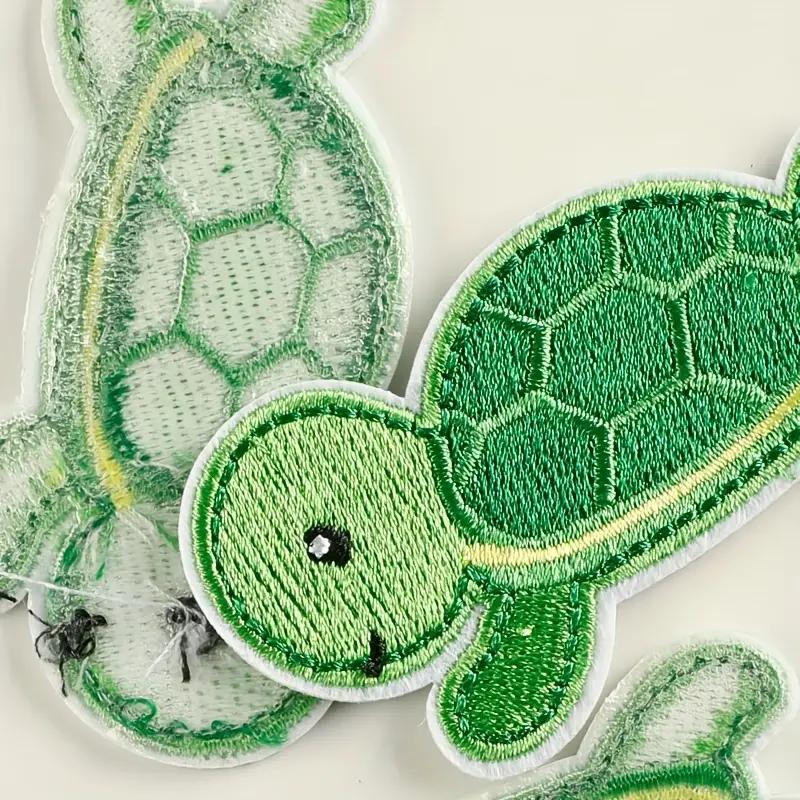 ワッペン 3枚セット 亀 かめ カメ 子供 アイロン アップリケ アイロンワッペン 刺繍 | ブランド登録なし | 03