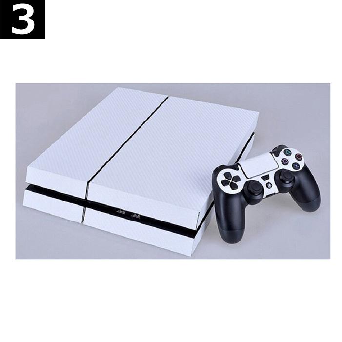 Ps4スキンシール カーボン カーボンシート ブラック 黒 ホワイト 白 White プレミアム 全面 セット カバー 保護 フィルム ステッカー デコ アクセ 素晴らしい品質