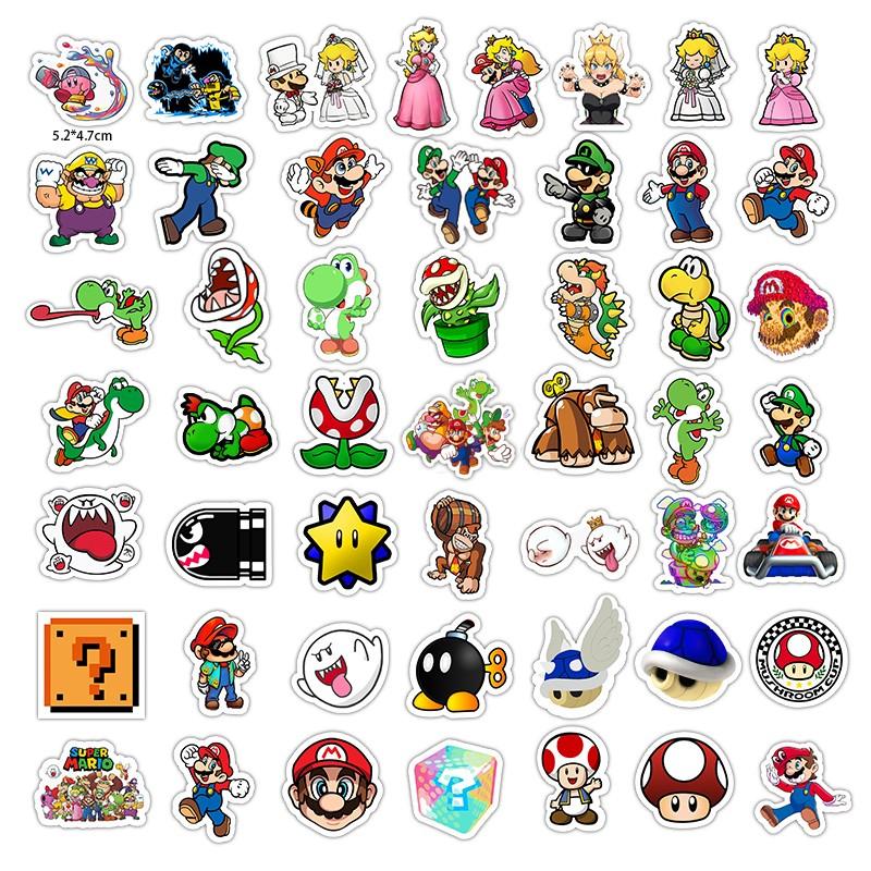 50枚 スーパーマリオ ステッカー 防水 耐水 シール 車 詰め合わせ Sticker 0104 Us Style Yahoo 店 通販 Yahoo ショッピング