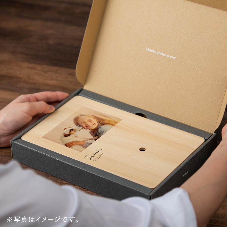 【敬老の日 プレゼント】好きな写真がプリントできる置時計【オーダーメイド】【ウッドプリントクロック】 |  | 10